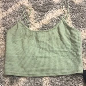 Mint crop top